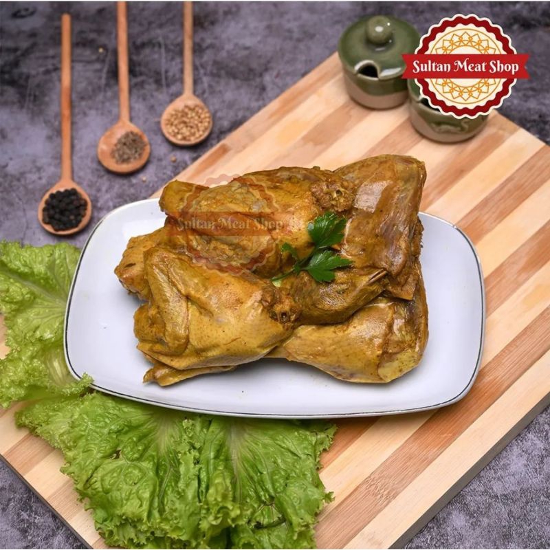 

Bebek Ungkep bumbu rempah bonus sambal korek