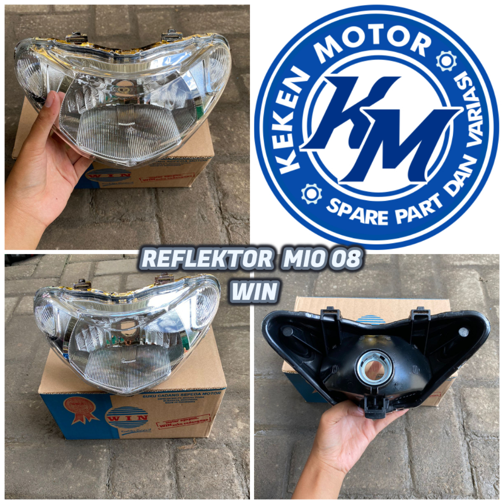 REFLEKTOR LAMPU DEPAN ASSY MIO SMILE MIO 2008 - 2010 WIN || REFLEKTOR MIO SPORTY 2008 2009 || HEADLA