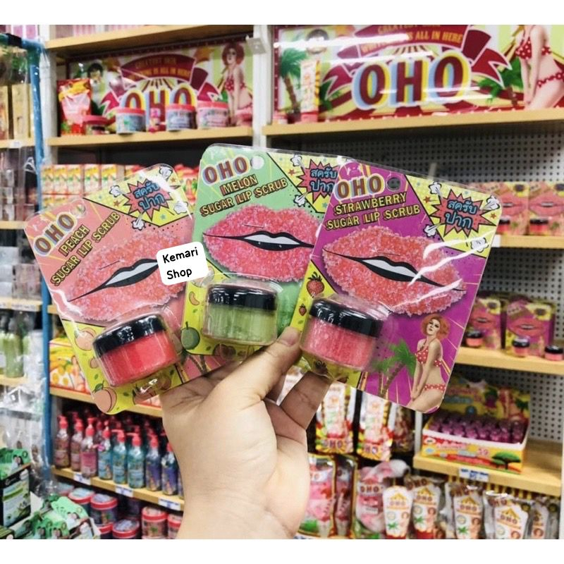 OHO SUGAR LIP SCRUB | ASLI THAILAND