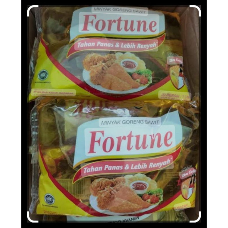 

Minyak Goreng Fortune Bantal 1Liter