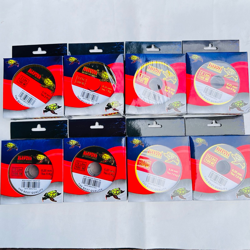 senar cap kuya 100 meter -senar senar pancing penyu