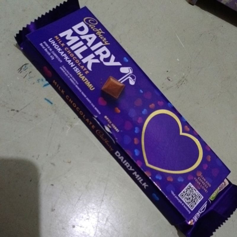 

COKLAY CADBURY DIARY MILK 62GR. EDISI VALENTINE