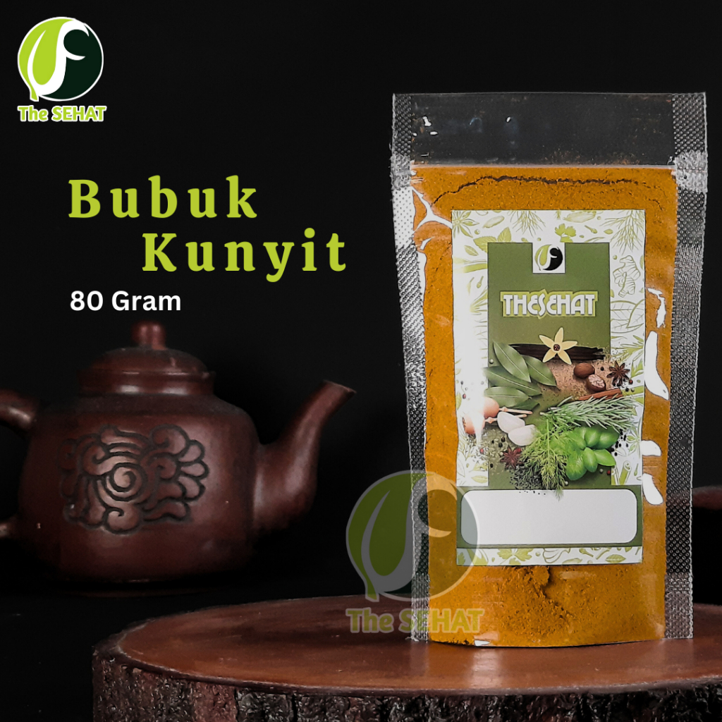 

TheSehat Bubuk Kunyit Murni Rempah Herbal Alami Kunir Bubuk Asli 80gr