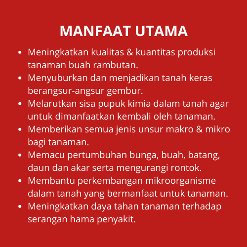 _Adudushop Pupuk Rambutan Cepat Berbuah / Pupuk Buah Rambutan / Pupuk Pohon Rambutan / Pupuk Organik