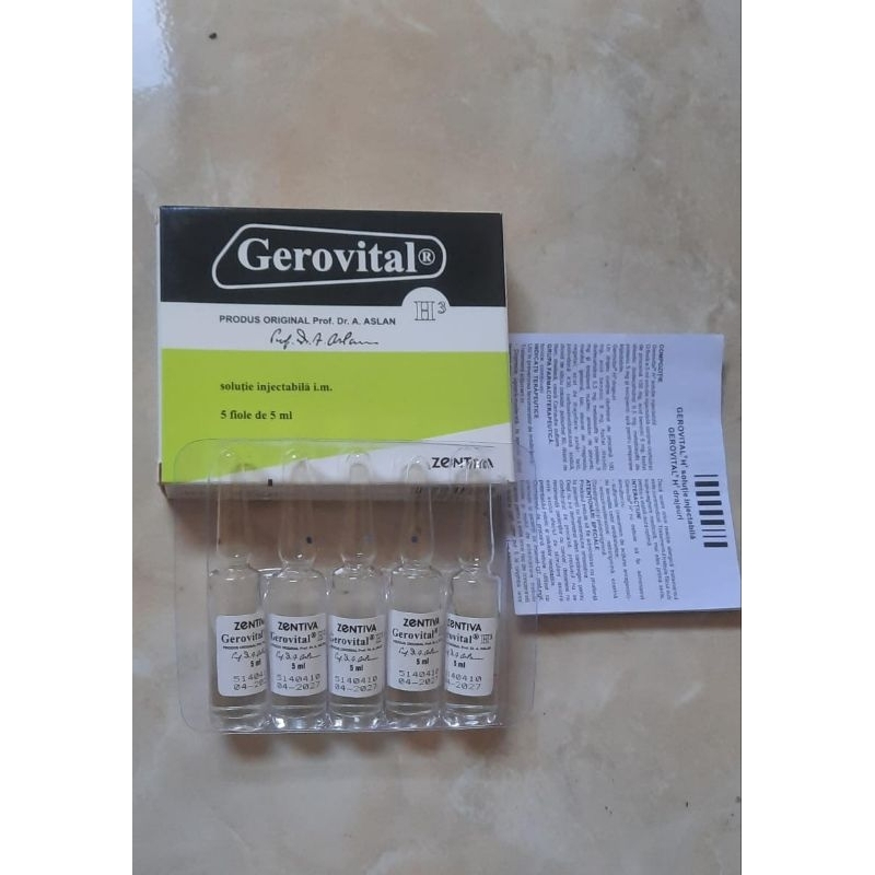 Gerovital h3 ampul bening//Gerovital