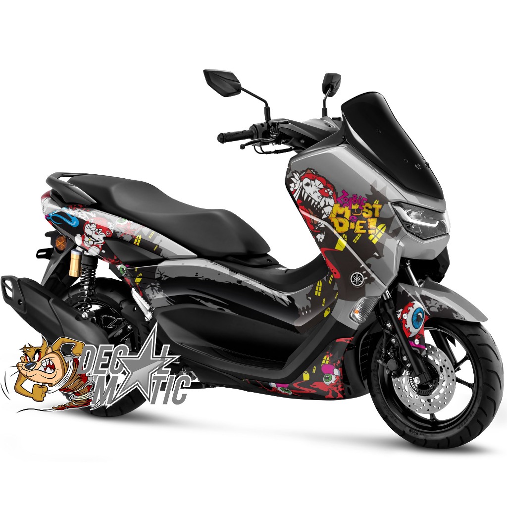 Stiker Full body Decal Nmax  old 2015 2016 2017 2018 2019 Full Body New NMAX 2020 - 2024 - Doraemon 