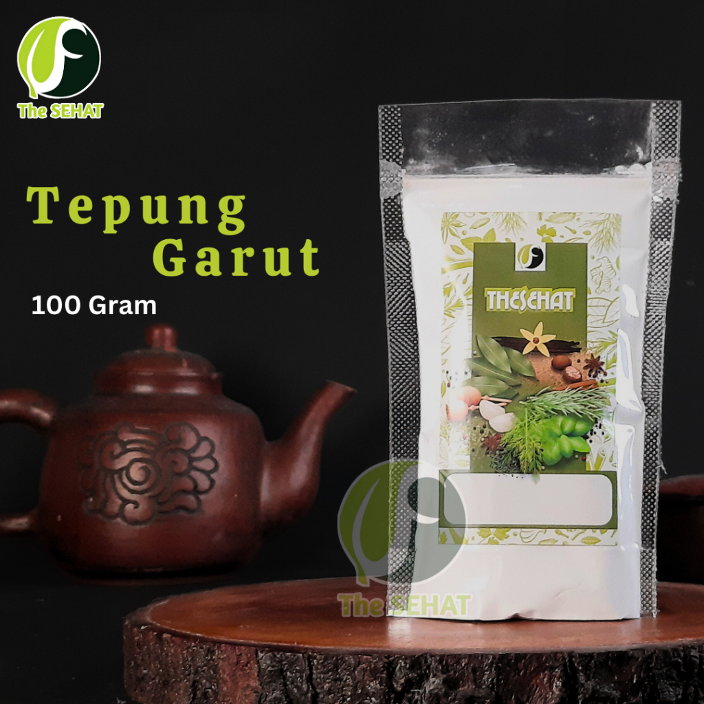 

TheSehar Tepung Garut Murni Asli Tepung Pati Garut Untuk Asam Lambung Tepung Kerut 100gr