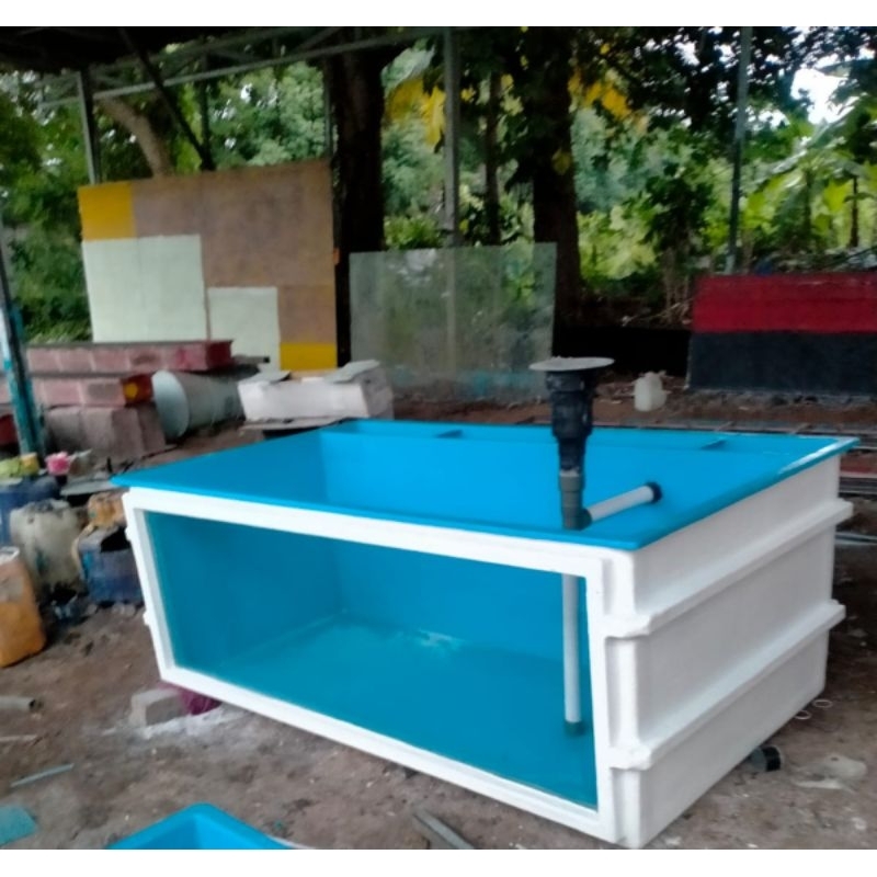 KoLam Ikan UK.150x80x80 + kaca+filter