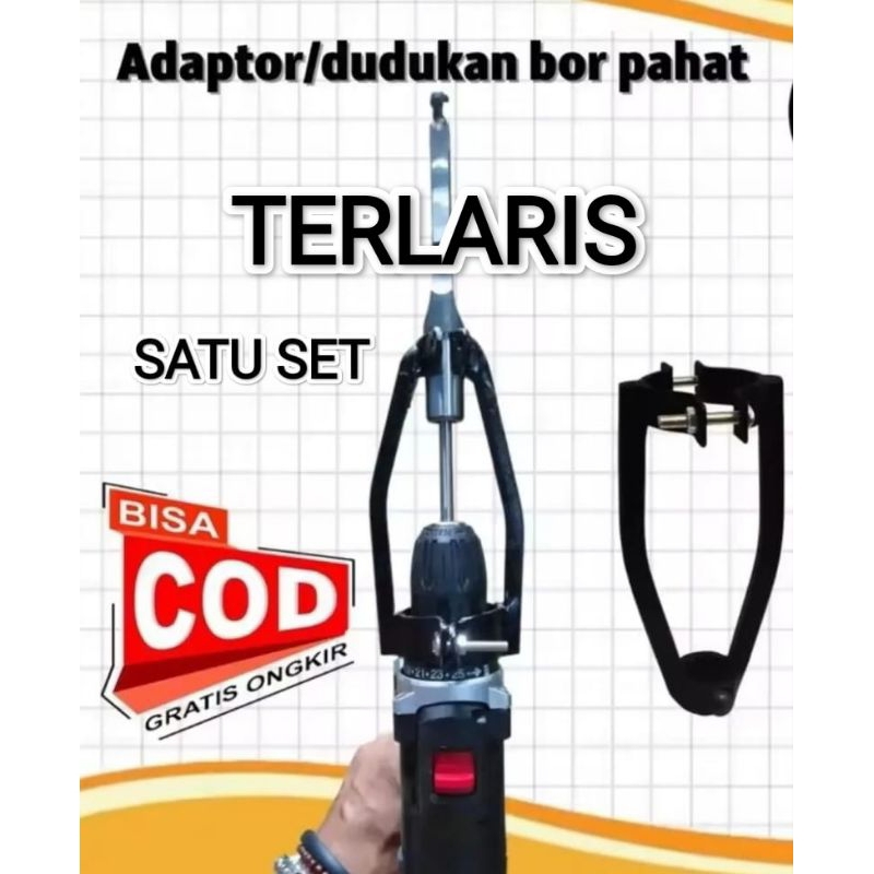 DUDUKAN BOR PAHAT KAYU DGN MATA BOR 10 MM ORIGINAL