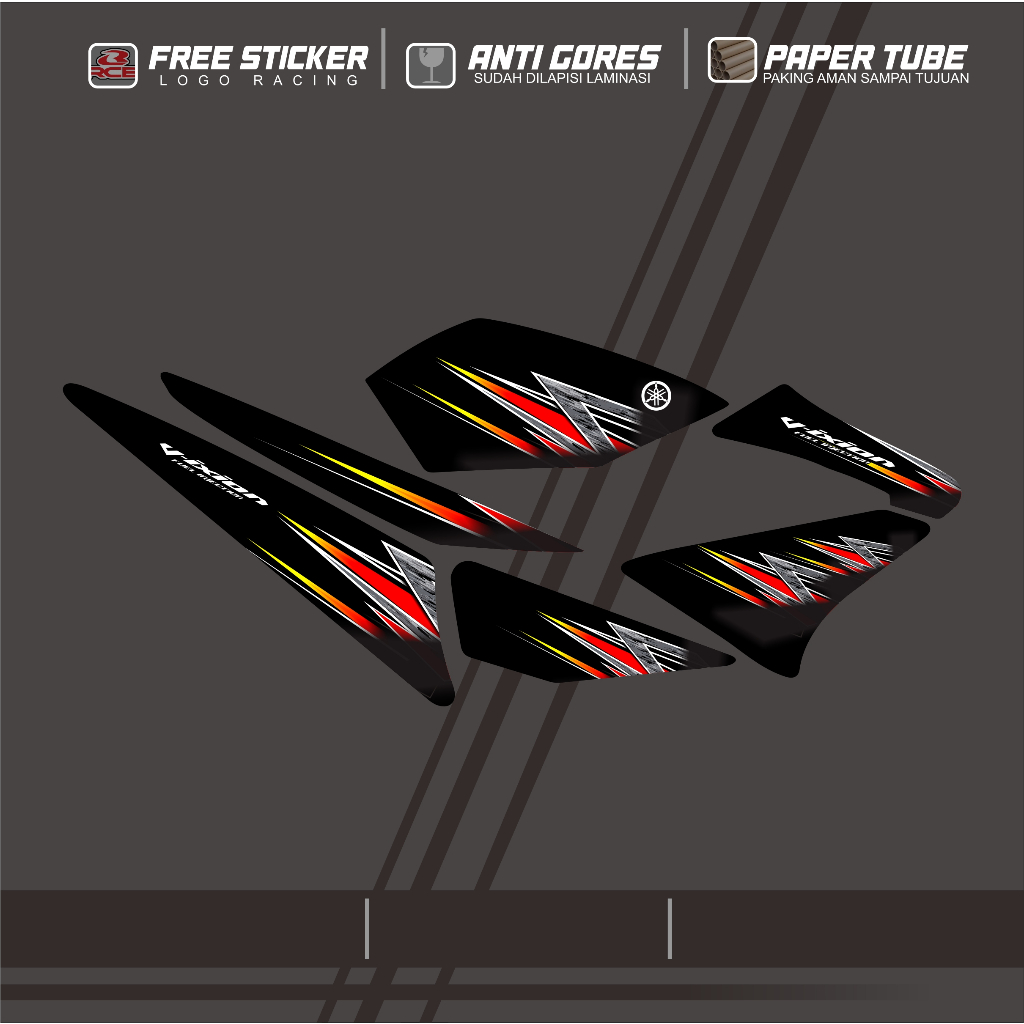 STRIPING STIKER VIXION OLD FULL VARIASI