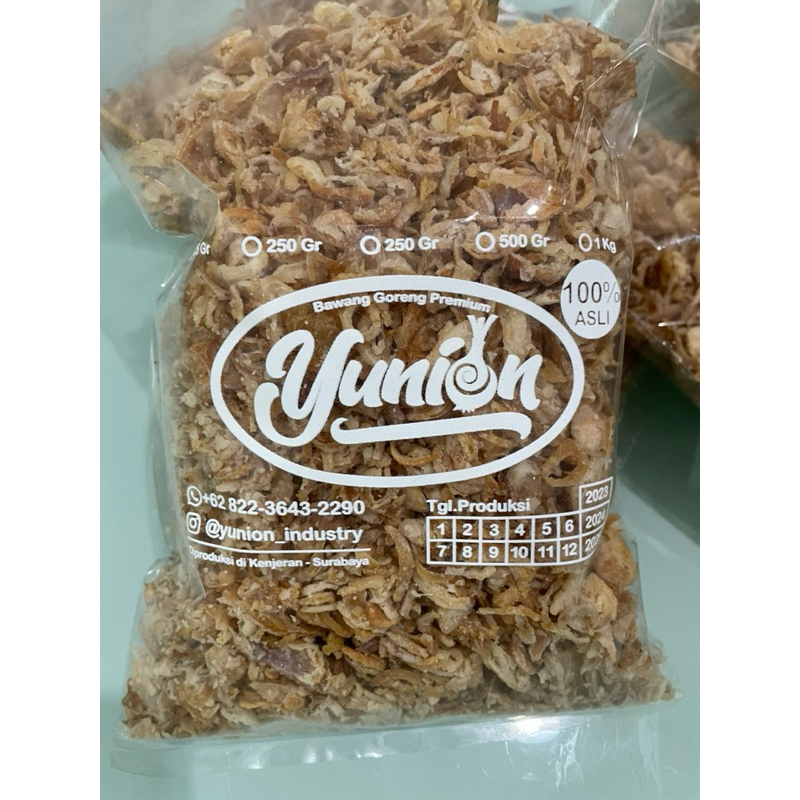 

Bawang Goreng Yunion 125gr