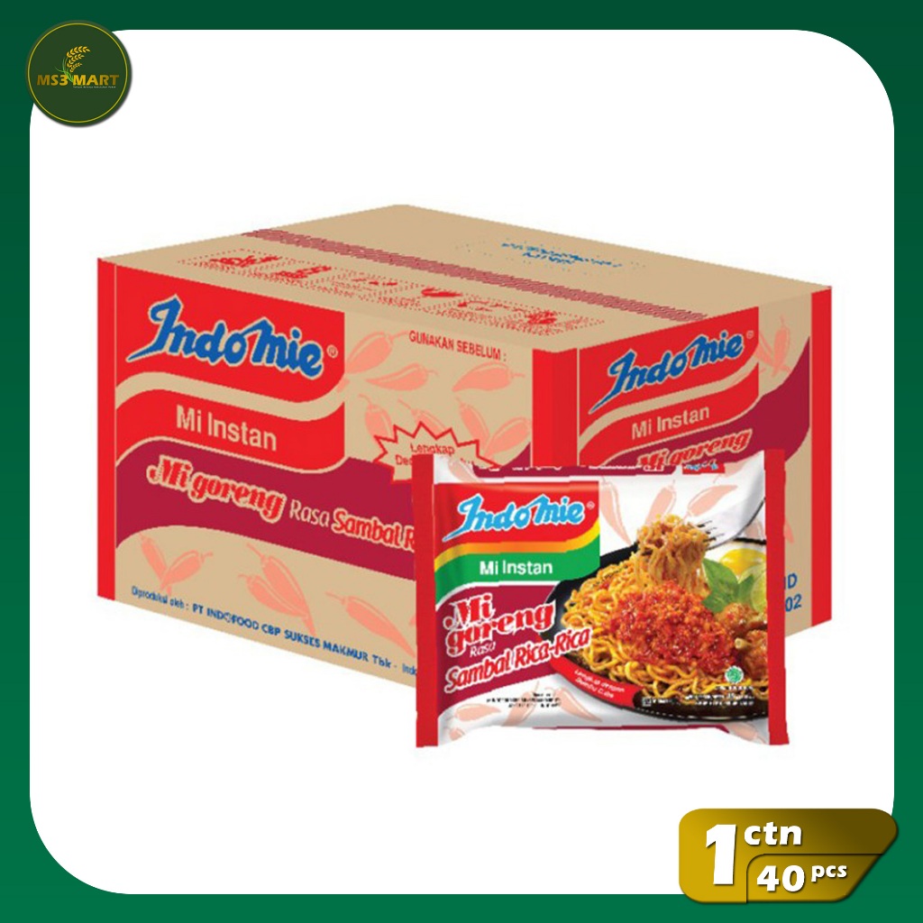 

Indomie Goreng Sambel Rica Rica 85 Gram 1 Karton isi 40 Pcs | MS3 Mart