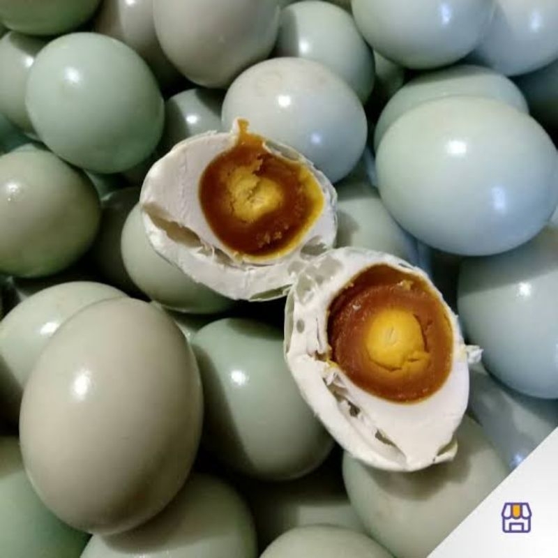 Telur asin masir asli pilihan harga per butir bonus emas 24 karat
