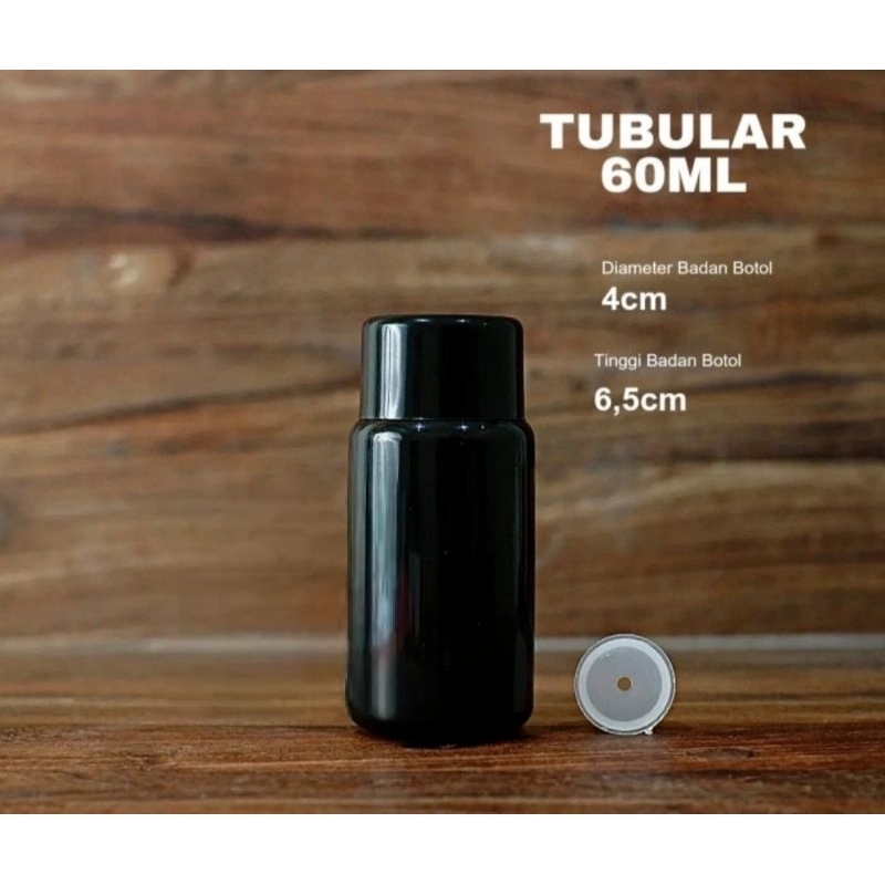 BOTOL TONER 60ML PET YARDLEY HITAM TUNER TOONER 60 ML