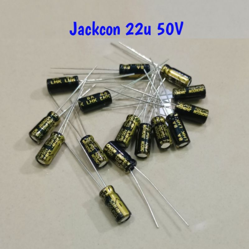 Elco Capasitor 22u 50V Kapasitor 22uF 50 Volt