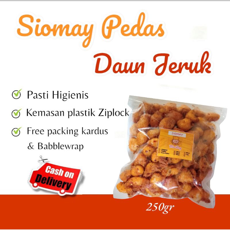 

Siomay Kering Pedas Daun Jeruk 250 Gram