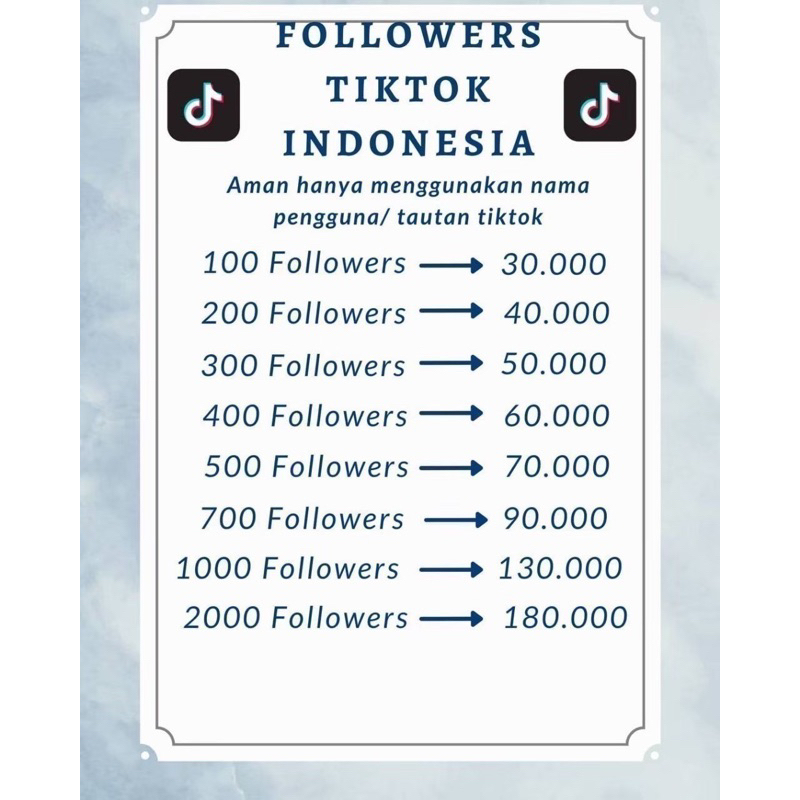 Followers TikTok Indonesia
