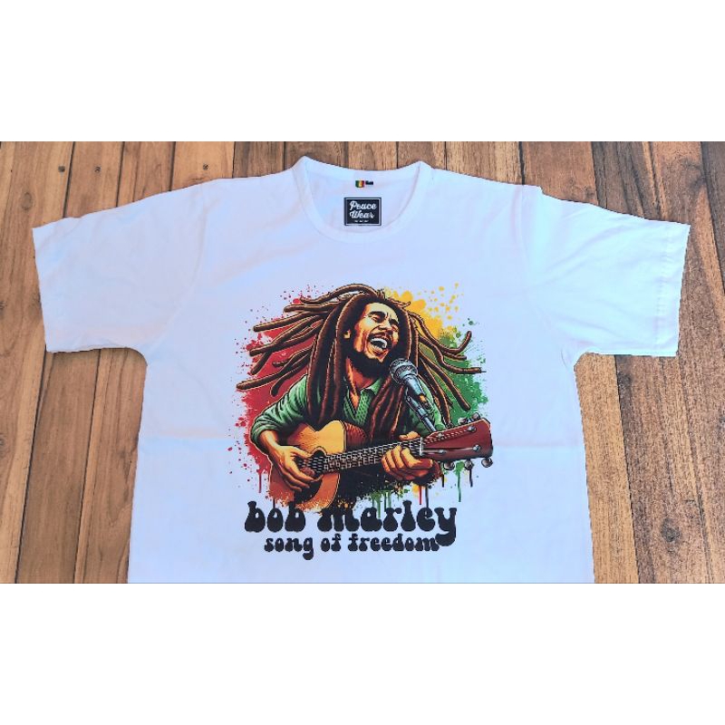 kaos Bob marley baju reggae tshirt bob marley
