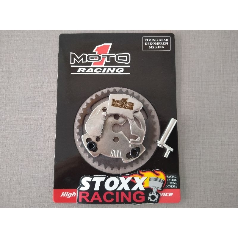GIGI SENTRIK ADJUSTABLE MOTO1 MX KING VIXION R15 V2 XABRE NMAX OLD 38T 2PIN TIMING GEAR DEKOMPRESI