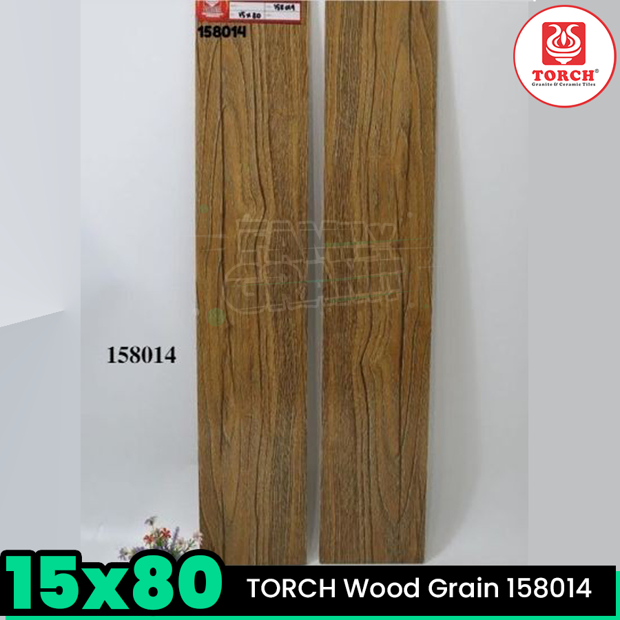 GRANIT 15x80 MOTIF KAYU TORCH 158014 MATTE LANTAI DINDING GRADE KW1