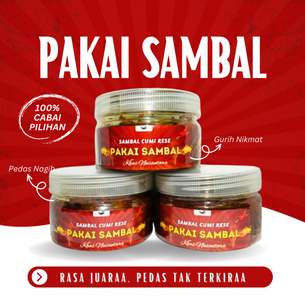 

PAKAI SAMBAL - CUMI RESE/SAMBAL CUMI/BALADO CUMI