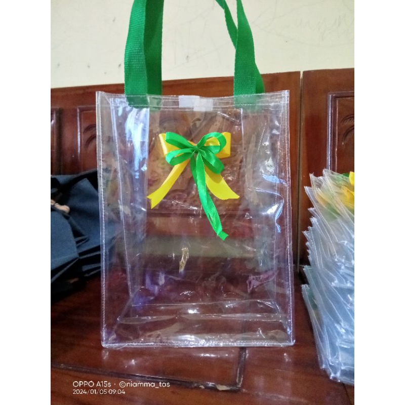 

tas mika transparan / hampers lebaran