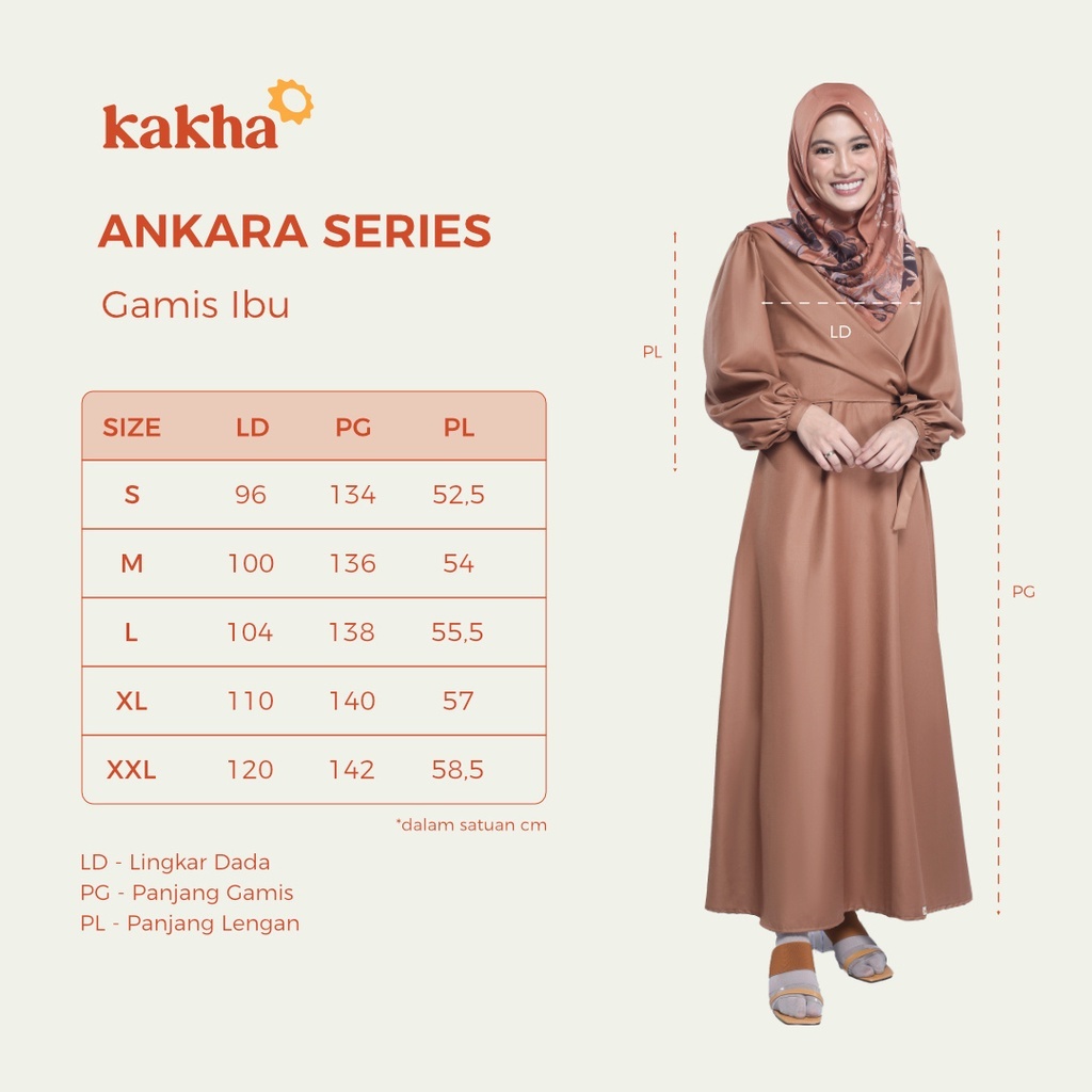 Kakha x Alyssa Soebandono - Gamis Ankara Series / Gamis Dewasa / Gamis Busui Friendly / Gamis Polos-1