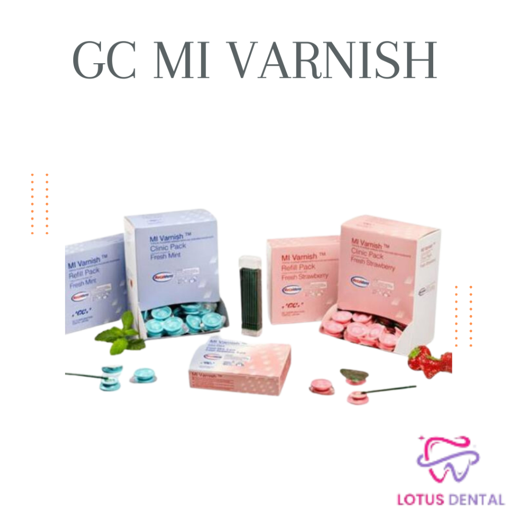 GC MI Varnish Topical Fluoride With Calcium and Phosphate