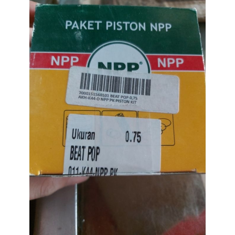 PISTON KIT BEAT POP NPP