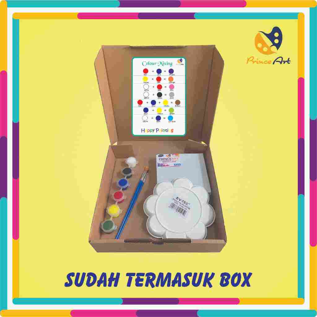 

PAKET MELUKIS LENGKAP KANVAS BISA UNTUK KADO / HAMPERS / SOUVENIR