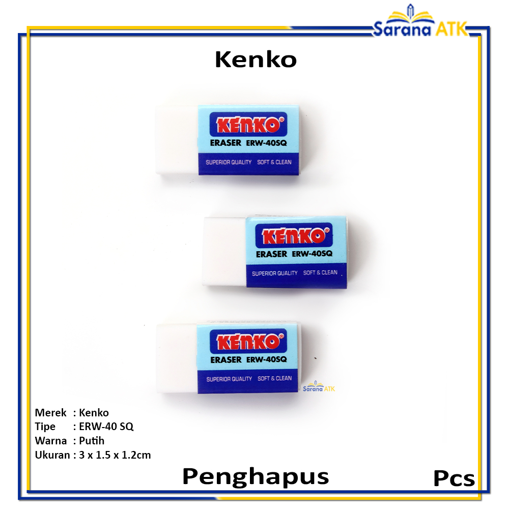 

Kenko - Penghapus Kecil ERW-40 SQ || ERB-40SQ - Pcs