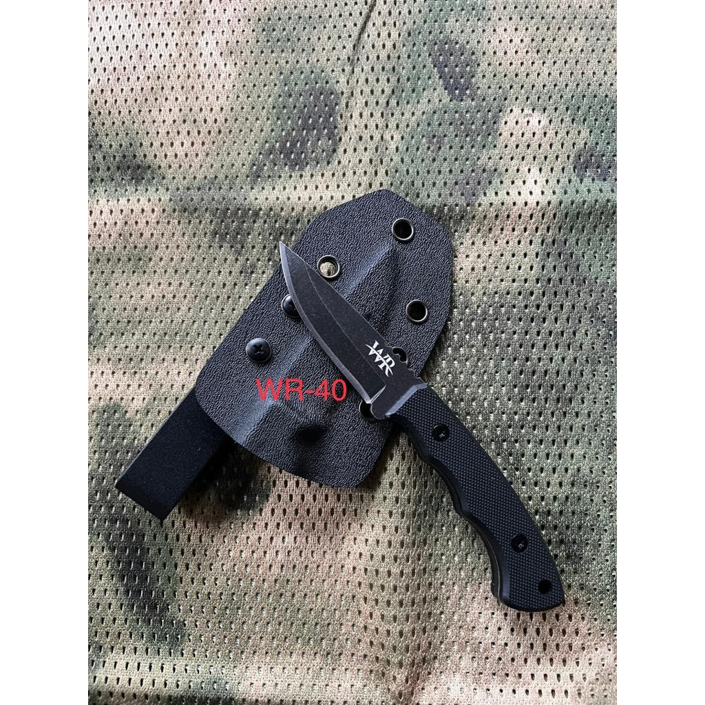 Baca deskripsi / Pisau Tactical Kydex WR 40 Mini / Pisau WR Tactical Outdoor + Holster Dan Teklock /