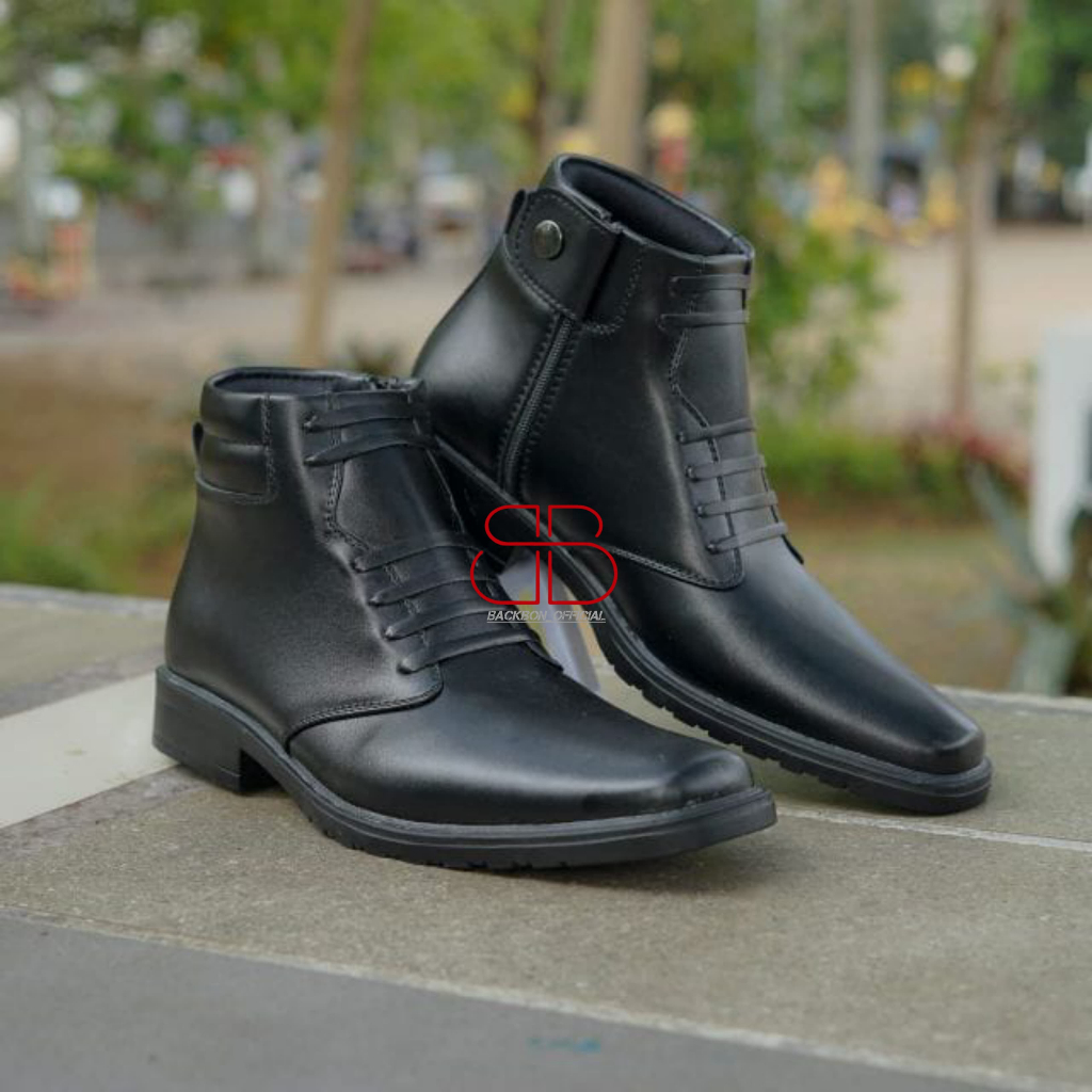 Sepatu pdh pantofel pria/sepatu pantofel dinas lapangan tni polri securitry satpam