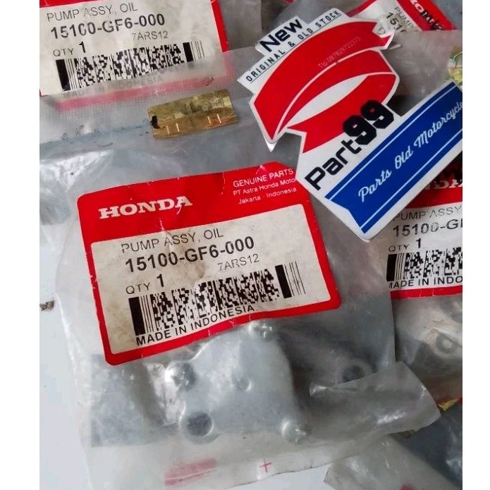pompa oli pump assy oil honda win 15100-GF6-000 original ahm