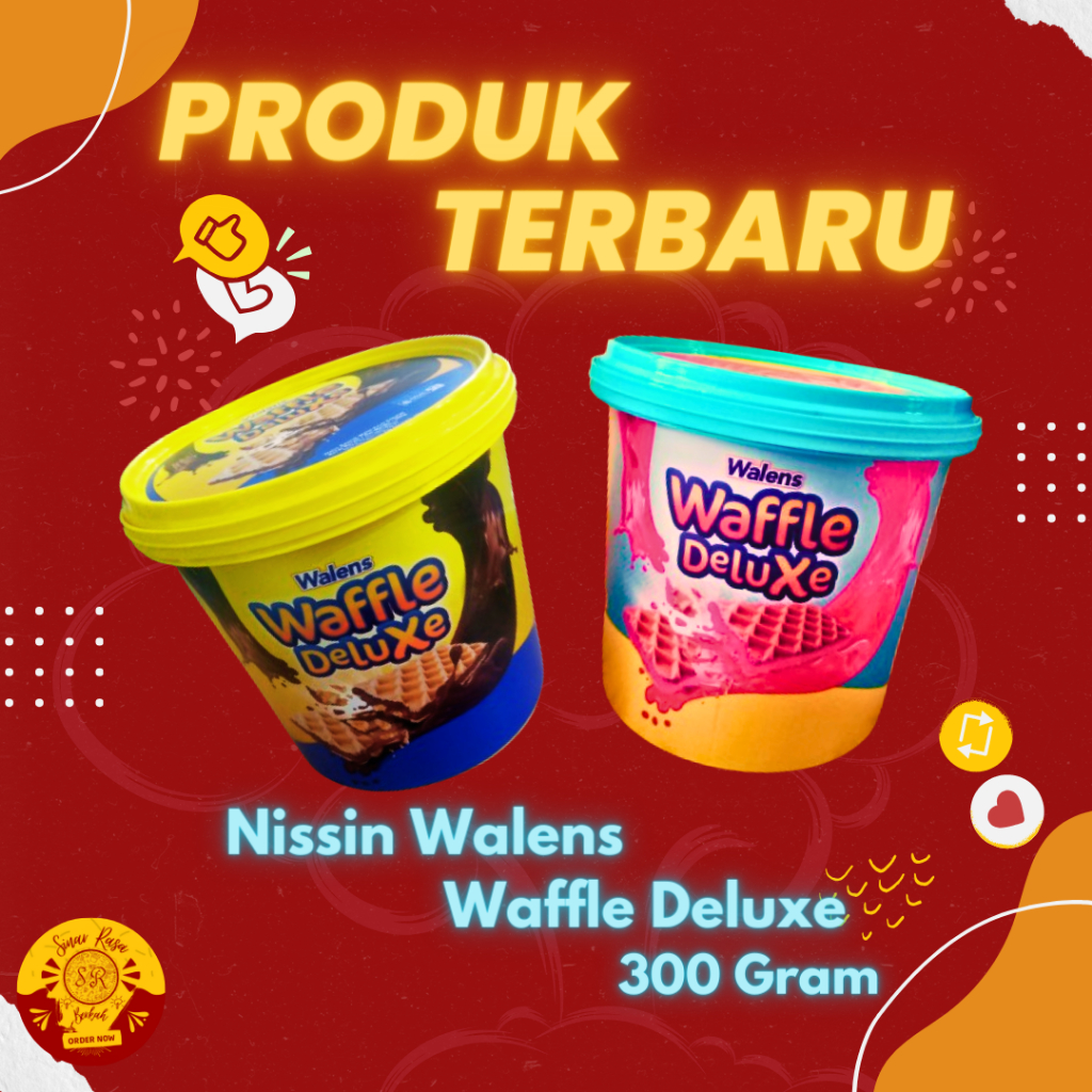 

Nissin Walens Waffle Deluxe Stroberi dan Chocolate 300gr