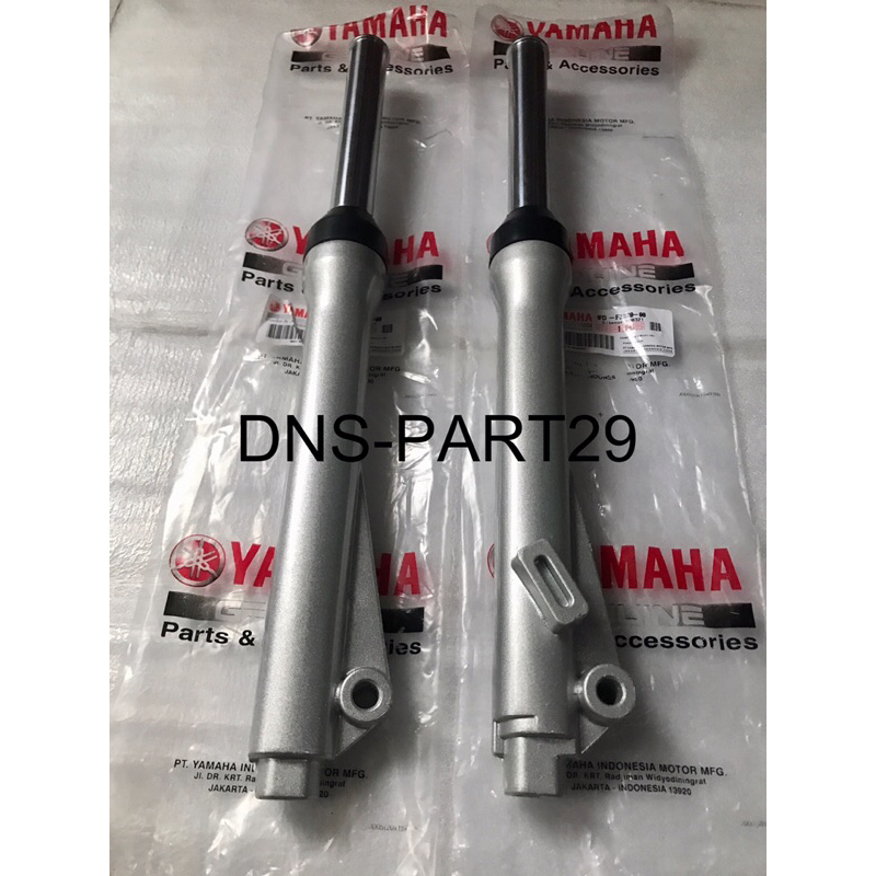 As shock depan plus tabung silver tromol fizr Alfa sigma crypton Vega r lama