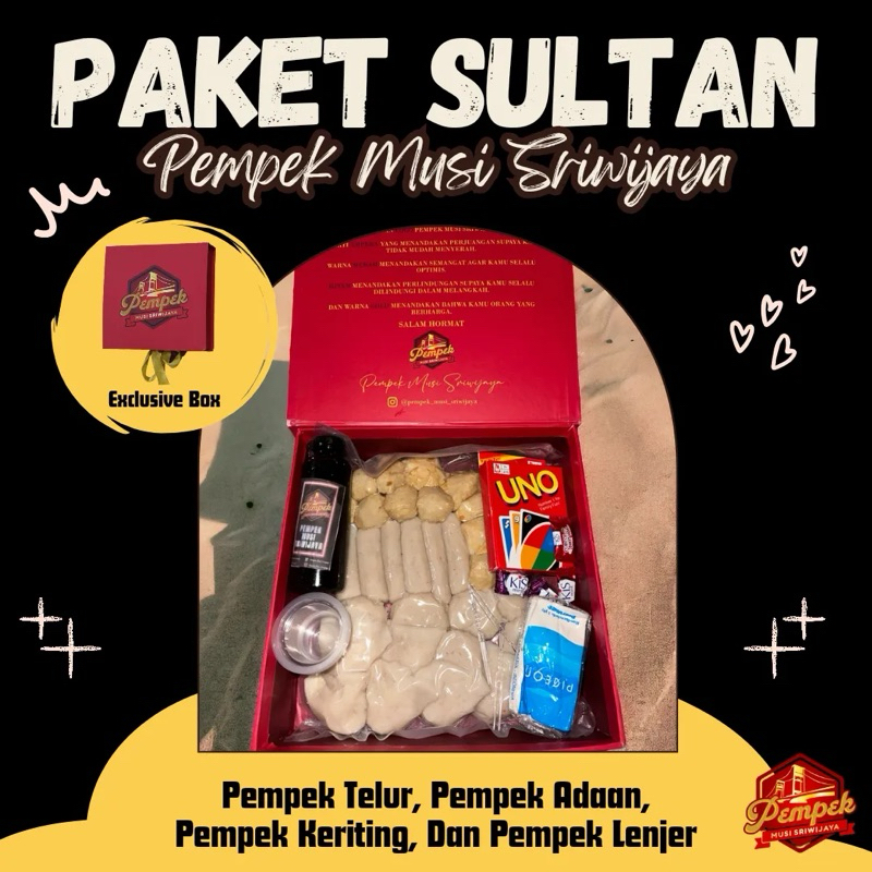 

Paket Pempek Sultan 50 Pcs Full Tenggiri