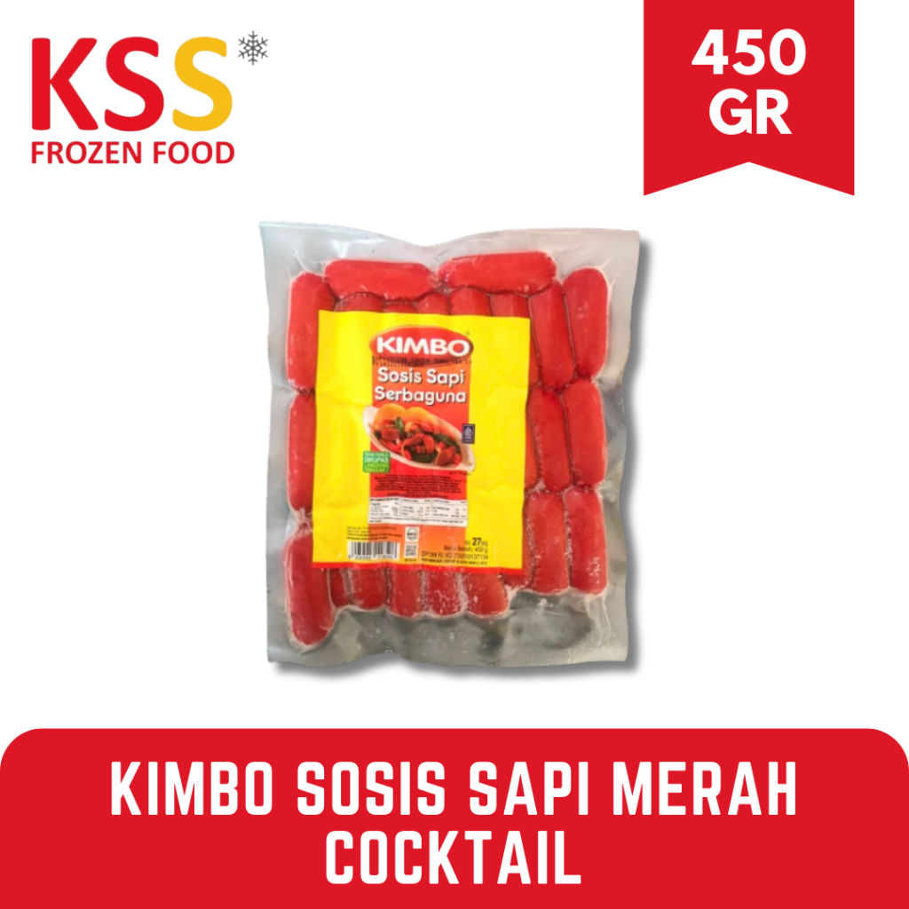 

KIMBO SOSIS SAPI MERAH COCKTAIL 450 GR