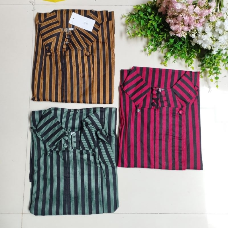 Surjan lurik katun alusan dewasa