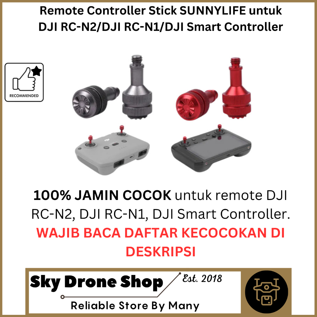 Stick Remote DJI RC-N2 DJI RC-N1 DJI Mini 4 Pro DJI Air 3 DJI Mavic 3 DJI Mavic 3 Classic DJI Mini 3