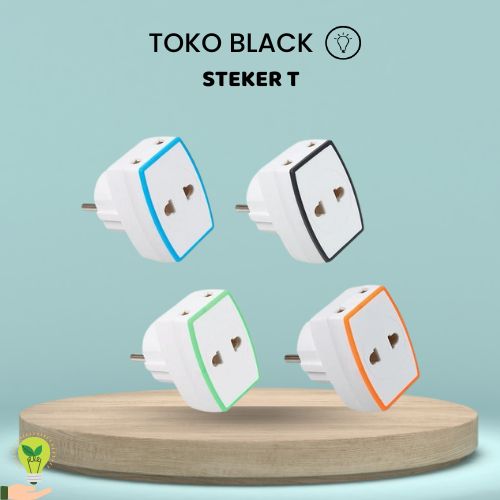 STEKER T MULTI WARNA/STEKER T MULTI WARNA COLOKAN/STEKER BAGUS