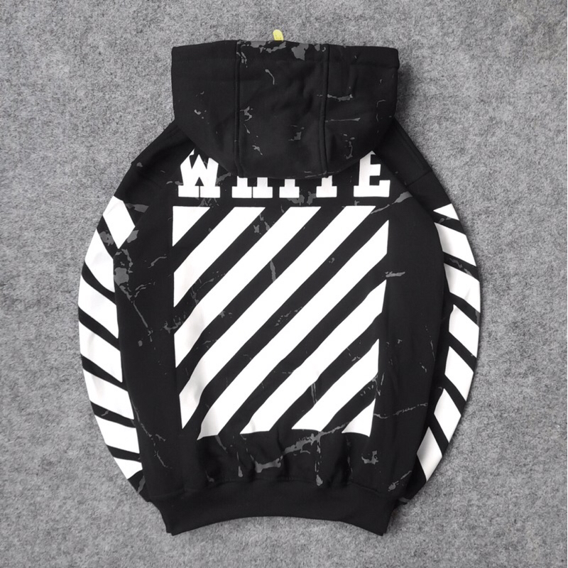 JAKET OFFWHITE MARBLE BLACK / JAKET PRIA FULLPRINT SIZE INTERNASIONAL
