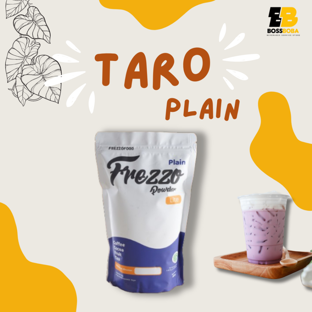 

Bubuk Minuman Rasa Taro Plain Frezzo Powder Lite 500Gr/Minuman Kekinian Murah/Bossboba