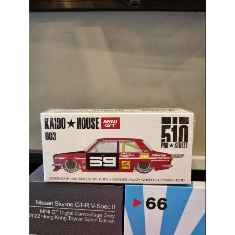Mini GT Kaido House Datsun 510 merah 003