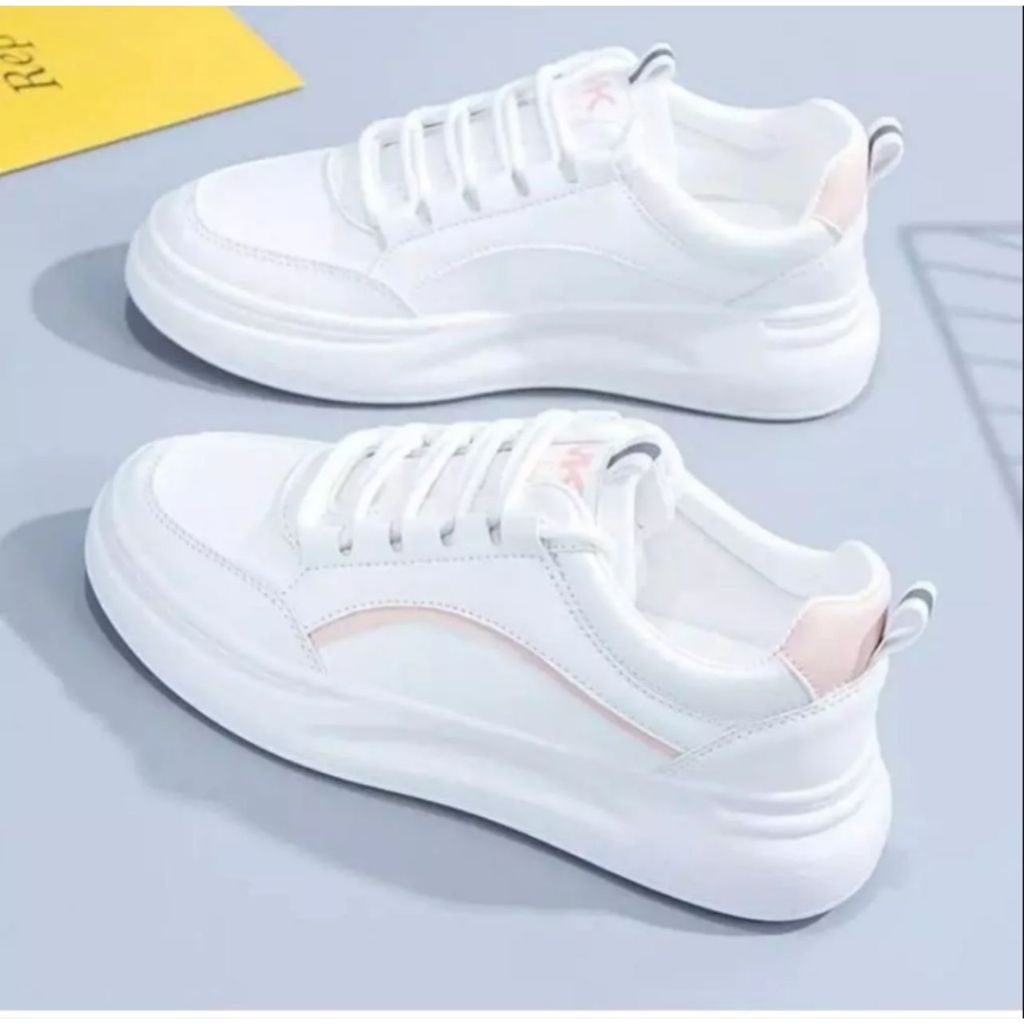 Swpatu Cewek Shoes Scholl Sepatu Putih Casual Sepatu Wanita Running Sapatu Lari Sniekers Spatu Olahr