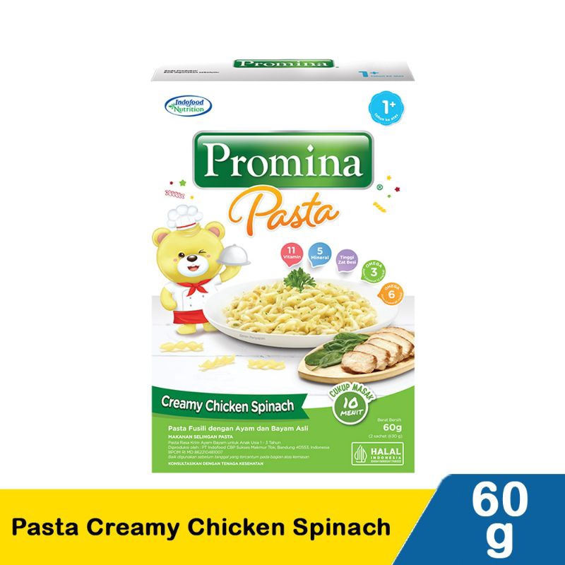 

promina pasta creamy chicken spinach