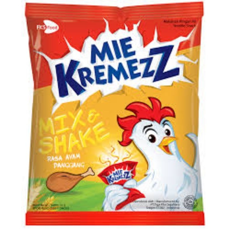 

Mie Kremez Mix & Shake kemasan 1 renceng isi 10pcs