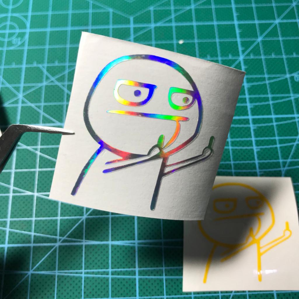 

Stiker cutting fucek /stiker cutting meme jari tengah