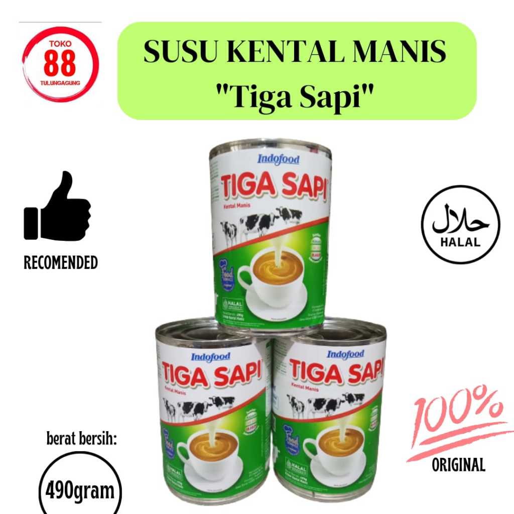 

Susu Kental Manis Tiga Sapi 490gr