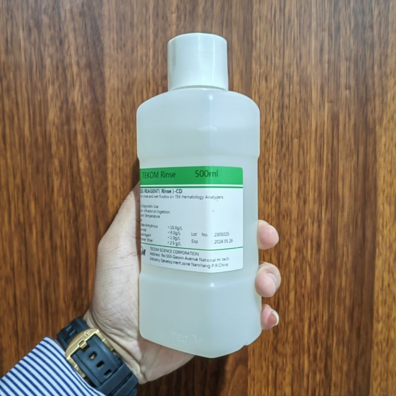 REAGENT TEKOM RINSE 500 ML | CD RINSE 500 ML | REAGEN HEMATOLOGY ANALYZER TECOM